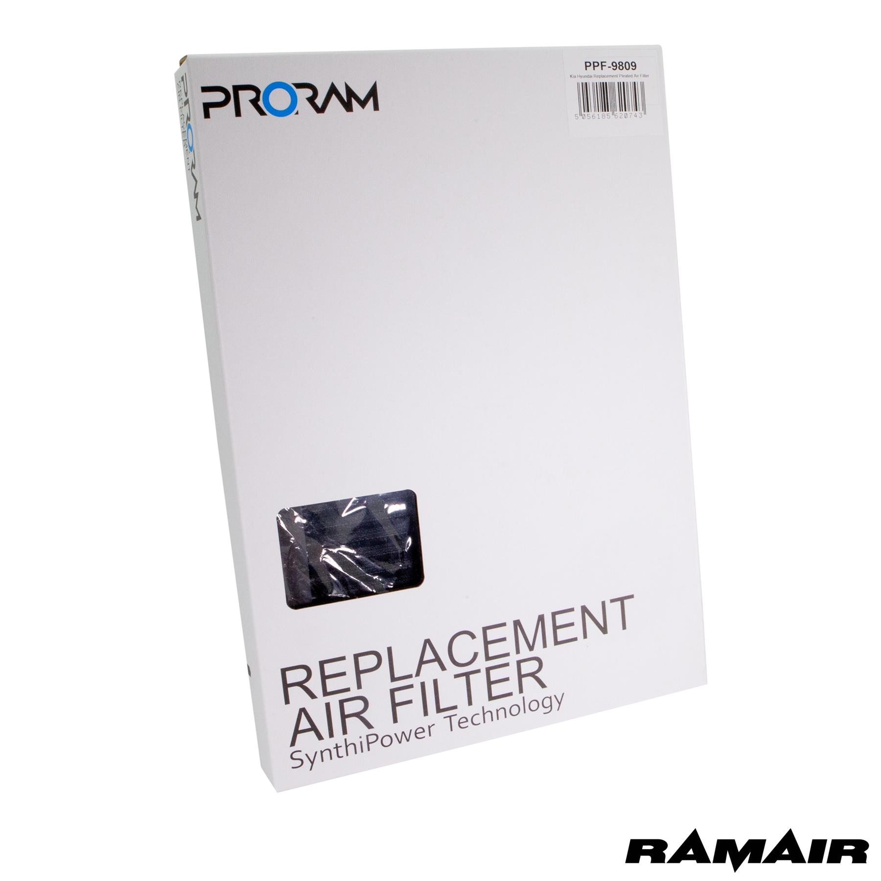 synthetic nanofiber filtration media which is pleated to maximise surface area and in turn increase air flow. Utilising over 35 years of experience in the field of motorsport filtration the pleated range by Ramair is the premium choice on the market today for your fast road or track car. Filter Length: 276mm (10.9inch) Filter Width: 197mm (7.8inch) Filter Shape: Unique Filter Material: Pleated Nanofibre If you have any queries on product fitment then please contact us via our live chat and one of our brand associates will be more than happy to assist.