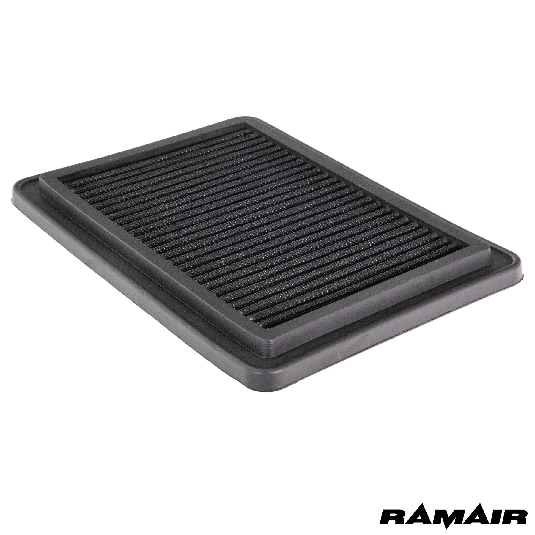 synthetic nanofiber filtration media which is pleated to maximise surface area and in turn increase air flow. Utilising over 35 years of experience in the field of motorsport filtration the pleated range by Ramair is the premium choice on the market today for your fast road or track car. Filter Length: 219mm (8.6inch) Filter Width: 154mm (6.1inch) Filter Shape: Unique Filter Material: Pleated Nanofibre If you have any queries on product fitment then please contact us via our live chat and one of our brand associates will be more than happy to assist.