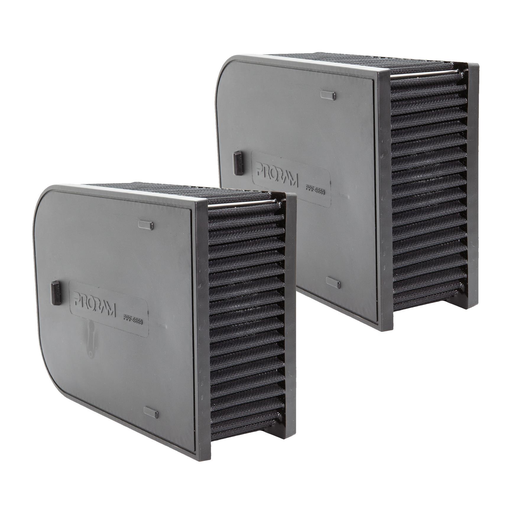 synthetic nanofiber filtration media Fits in the OEM Airbox and replaces inefficient paper filter Easy to clean using our filter maintenance kit - CK-003 Precision injection moulded for a perfect fit Guaranteed surface area using high quality custom blended polymer  What Does It Do? This Ramair performance filter has been designed to replace your standard OEM air filter inside your vehicles air box. These filters are made using a high quality