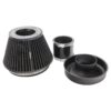 synthetic nanofiber filtration media which is pleated to maximise surface area and in turn increase air flow. Utilising over 35 years of experience in the field of motorsport filtration the PRORAM range by Ramair is the premium choice on the market today for your fast road or track car. Clean using our filter maintenance kit - CK-003 Filter Neck Outer Diameter: 70mm (2.8inch) Filter Neck Length: 25mm (0.9inch) Filter Base Width: 195mm (7.7inch) Filter Top Width: 120mm (4.7inch) Filter Overall Length: 140mm (5.5inch) Filter Material: Pleated Nanofibre Filter Base Material: Aluminium Filter Base Finish: Powder Coated Black