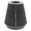 synthetic nanofiber filtration media which is pleated to maximise surface area and in turn increase air flow. Utilising over 35 years of experience in the field of motorsport filtration the pleated range by Ramair is the premium choice on the market today for your fast road or track car. This filter is designed to be used in conjuction with our velocity stacks (SKU: VS-*SIZE*-BK) Clean using our filter maintenance kit - CK-003 Filter Neck Internal Diameter: 152mm (6inch) Filter Neck Length: 25mm (1inch) Filter Base Width: 195mm (7.7inch) Filter Top Width: 120mm (4.7inch) Filter Overall Length: 200mm (7.9inch) Filter Material: Pleated Nanofibre Filter Base Material: Rubber polymer