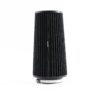 synthetic nanofiber filtration media which is pleated to maximise surface area and in turn increase air flow. Utilising over 35 years of experience in the field of motorsport filtration the PRORAM range by Ramair is the premium choice on the market today for your fast road or track car. Clean using our filter maintenance kit - CK-003 Filter Neck Internal Diameter: 100mm (3.9inch) Filter Neck Length: 25mm (1inch) Filter Base Width: 150mm (5.9inch) Filter Top Width: 120mm (4.7inch) Filter Overall Length: 305mm (12inch) Filter Material: Pleated Nanofibre Filter Base Material: Rubber Polymer