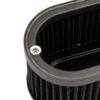 supported by a stainless steel cage and provides maximum surface area to optimise the airflow for induction ramming. The range of baseplates are cut for a variety of well known carburettor types and have quick-release fasteners to attach the element. RS-Series filter elements are manufactured at three standard heights to take account of variations in the space available for fitting. Features  High flow