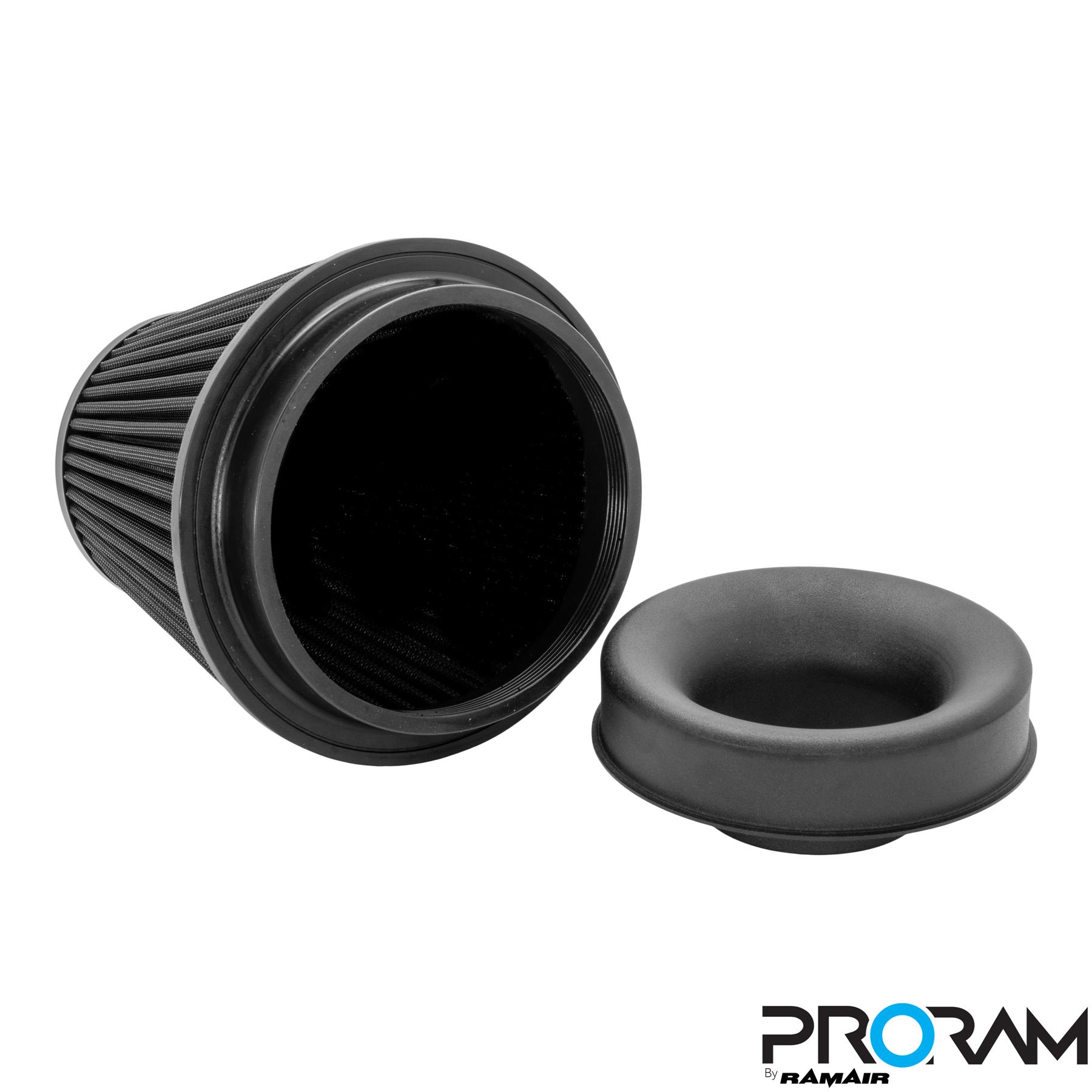 This Performance oversized intake kit with black silicone intake pipe is designed to fit Audi