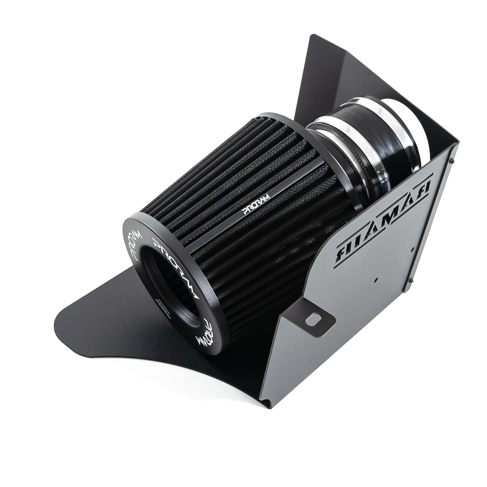 Skoda & VW with the 1.8T 20V engines and 70mm MAF Sensors. Features  70mm Intake Diameter Improves performance and throttle response Enhanced induction and turbo sound Full fitting kit and instructions Easy to clean using our filter maintance kit - CK-003  What Does It Do? This performance intake kit allows improved air flow and sound over the standard restrictive factory equipment. What Will I Get? Ramair Filters utilise the top-quality components in all their kits see below for what this kit will include:  Black powder coated heat shield Proram pleated filter Black silicone coupler Full fitting kit with easy step by step instructions  If you have any queries on product fitment then please contact us via 01793 296 344 or on our live chat and one of our brand associates will be more than happy to assist.