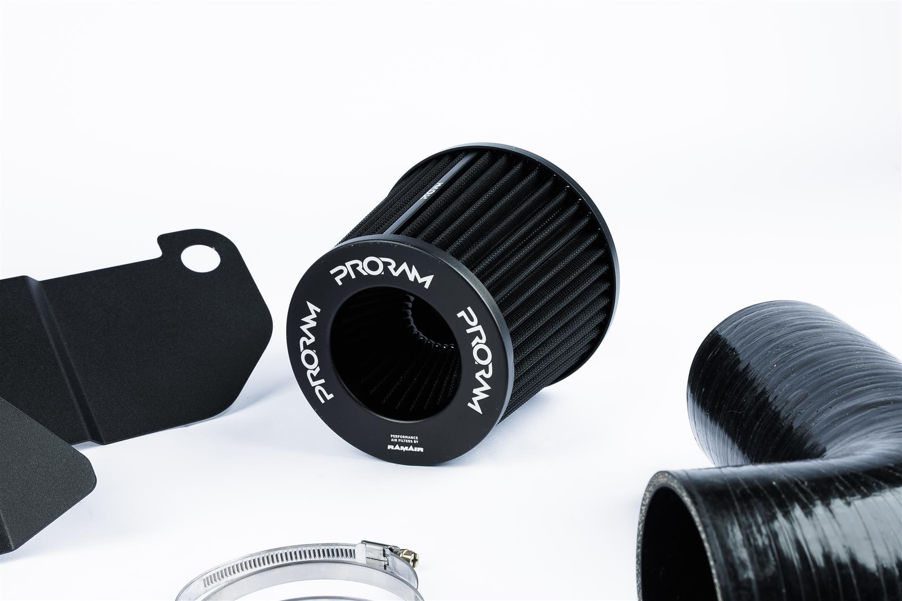 This Performance intake kit with black silicone intake pipe is designed to fit Audi
