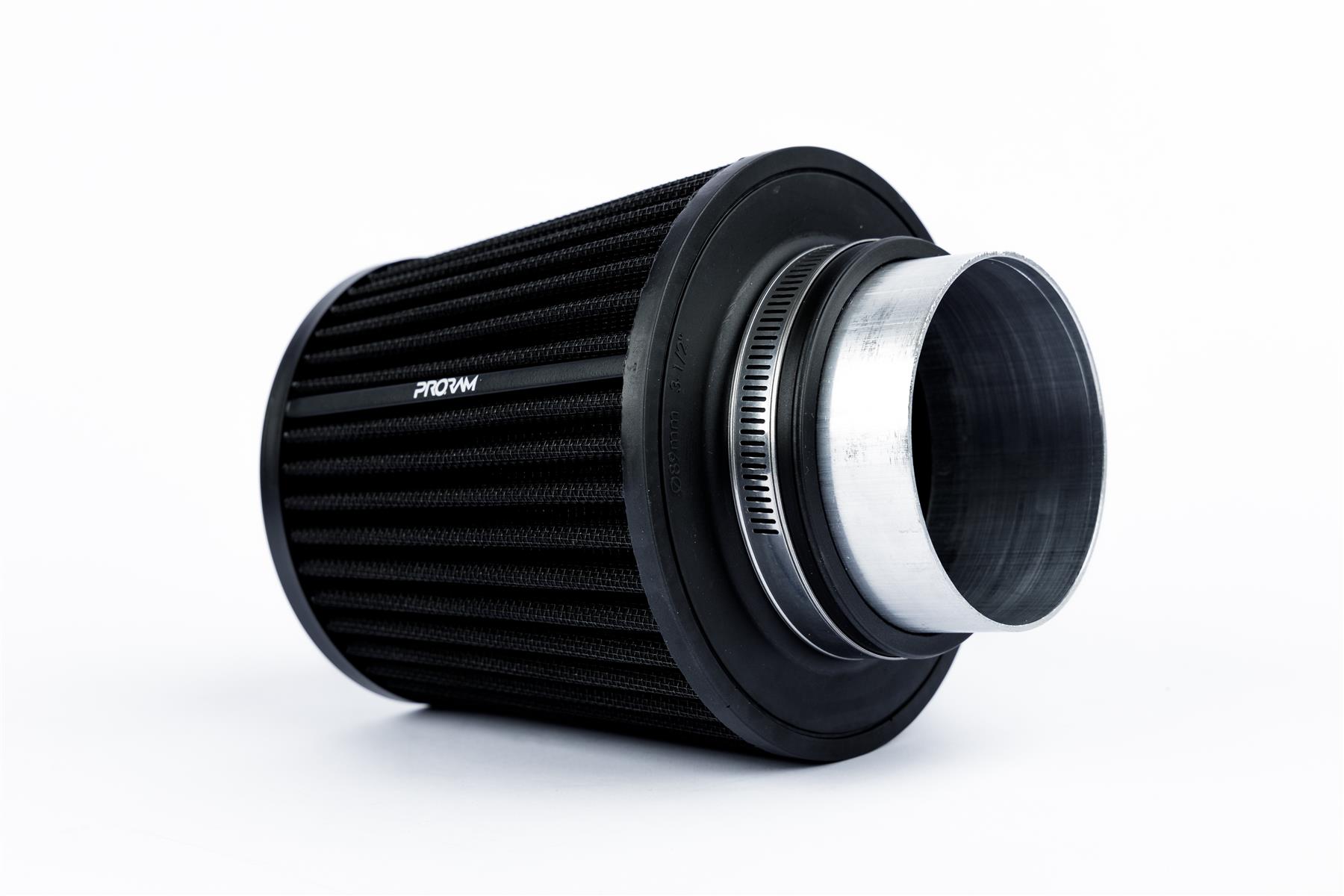 This Performance intake kit is designed to fit the 2015 – 2022 Ford Mustang 2.3T Ecoboost.  Features  Improves performance and throttle response Enhanced induction and turbo sound Full fitting kit and instructions Easy to clean using our filter maintance kit - CK-003  What Does It Do? This performance intake kit allows improved air flow and sound over the standard restrictive factory equipment. What Will I Get? Ramair Filters utilise the top-quality components in all their kits see below for what this kit will include:  Black powder coated heat shield Proram pleated filter Blue silicone couplers Black powder coated hard intake pipe Full fitting kit with easy step by step instructions  If you have any queries on this product fitment then please contact us and one of our brand associates will be more than happy to assist.