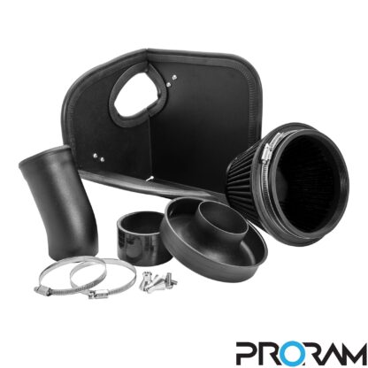 This is an induction kit for Mini Cooper (F56) One 1.2T (B38 engine). This kit is for vehicles with no MAF sensor. Please check your factory air box to make sure your air box does not have an air flow sensor. Features  This kit mounts to standard factory mounting points and rubbers.  The heat shield helps maintian low intake temperatures by providing a barrier between the air filter and the rest of the engine bay. This kit directs the air from the factory cold feed around the cone filter. Twin-tangential velocity stack