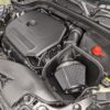 This is an induction kit for Mini Cooper (F56) One 1.2T (B38 engine). This kit is for vehicles with no MAF sensor. Please check your factory air box to make sure your air box does not have an air flow sensor. Features  This kit mounts to standard factory mounting points and rubbers.  The heat shield helps maintian low intake temperatures by providing a barrier between the air filter and the rest of the engine bay. This kit directs the air from the factory cold feed around the cone filter. Twin-tangential velocity stack