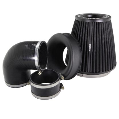Performance PRORAM induction kit for the Ford Focus ST 225 to replace the restrictive airbox in your engine bay. Features  An open air induction kit will give your car that ever needed increase in induction.  Will give the vehicle an increase in BHP and more importantly torque. Optimise airflow and filtration by utilising the twin-tangential velocity stack that brings smooth air flow and the nanofibre filtration media. Easy to clean using our filter maintance kit - CK-003  What Does It Do? This induction kit will increase the airflow into the turbo while increasing engine noise over the restrictive factory air intake system. This kit includes everything required for the fitting of the induction kit. What Will I Get? Ramair Filters utilise the top-quality components in all their kits see below for what this kit will include:  Black heat shield PRORAM pleated filter Black silicone 4 ply inlet pipe Full fitting kit with easy step by step instructions  If you have any queries on product fitment then please contact us via 01793 296 344 or on our live chat and one of our brand associates will be more than happy to assist.