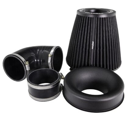 Performance PRORAM induction kit for the Ford Focus ST 225 to replace the restrictive airbox in your engine bay. Features  An open air induction kit will give your car that ever needed increase in induction.  Will give the vehicle an increase in BHP and more importantly torque. Optimise airflow and filtration by utilising the twin-tangential velocity stack that brings smooth air flow and the nanofibre filtration media. Easy to clean using our filter maintance kit - CK-003  What Does It Do? This induction kit will increase the airflow into the turbo while increasing engine noise over the restrictive factory air intake system. This kit includes everything required for the fitting of the induction kit. What Will I Get? Ramair Filters utilise the top-quality components in all their kits see below for what this kit will include:  Black heat shield PRORAM pleated filter Black silicone 4 ply inlet pipe Full fitting kit with easy step by step instructions  If you have any queries on product fitment then please contact us via 01793 296 344 or on our live chat and one of our brand associates will be more than happy to assist.