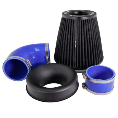 Performance PRORAM induction kit for the Ford Focus ST 225 to replace the restrictive airbox in your engine bay. Features  An open air induction kit will give your car that ever needed increase in induction.  Will give the vehicle an increase in BHP and more importantly torque. Optimise airflow and filtration by utilising the twin-tangential velocity stack that brings smooth air flow and the nanofibre filtration media. Easy to clean using our filter maintance kit - CK-003  What Does It Do? This induction kit will increase the airflow into the turbo while increasing engine noise over the restrictive factory air intake system. This kit includes everything required for the fitting of the induction kit. What Will I Get? Ramair Filters utilise the top-quality components in all their kits see below for what this kit will include:  Black heat shield PRORAM pleated filter Black silicone 4 ply inlet pipe Full fitting kit with easy step by step instructions  If you have any queries on product fitment then please contact us via 01793 296 344 or on our live chat and one of our brand associates will be more than happy to assist.