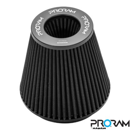Performance PRORAM induction kit for the Ford Focus ST 225 to replace the restrictive airbox in your engine bay. Features  An open air induction kit will give your car that ever needed increase in induction.  Will give the vehicle an increase in BHP and more importantly torque. Optimise airflow and filtration by utilising the twin-tangential velocity stack that brings smooth air flow and the nanofibre filtration media. In-house designed laser cut aluminium ECU bracket which still fits to your standard mounting points. Easy to clean using our filter maintance kit - CK-003  What Does It Do? This induction kit will increase the airflow into the turbo while increasing engine noise over the restrictive factory air intake system. This kit includes everything required for the fitting of the induction kit. What Will I Get? Ramair Filters utilise the top-quality components in all their kits see below for what this kit will include:  Black heat shield PRORAM pleated filter Black silicone 4 ply inlet pipe Full fitting kit with easy step by step instructions Laser cut aluminium ECU bracket  If you have any queries on product fitment then please contact us via 01793 296 344 or on our live chat and one of our brand associates will be more than happy to assist.