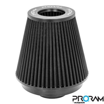 Performance PRORAM induction kit for the Ford Focus ST 225 to replace the restrictive airbox in your engine bay. Features  An open air induction kit will give your car that ever needed increase in induction.  Will give the vehicle an increase in BHP and more importantly torque. Optimise airflow and filtration by utilising the twin-tangential velocity stack that brings smooth air flow and the nanofibre filtration media. In-house designed laser cut aluminium ECU bracket which still fits to your standard mounting points. Easy to clean using our filter maintance kit - CK-003  What Does It Do? This induction kit will increase the airflow into the turbo while increasing engine noise over the restrictive factory air intake system. This kit includes everything required for the fitting of the induction kit. What Will I Get? Ramair Filters utilise the top-quality components in all their kits see below for what this kit will include:  Black heat shield PRORAM pleated filter Black silicone 4 ply inlet pipe Full fitting kit with easy step by step instructions Laser cut aluminium ECU bracket  If you have any queries on product fitment then please contact us via 01793 296 344 or on our live chat and one of our brand associates will be more than happy to assist.