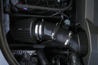 hose clamps and high quality silicone hose connectors necessary to fit the kit to the standard car Easy to clean using our filter maintance kit - CK-003  What Does It Do? This induction kit will increase the airflow into the supercharger while increasing engine noise over the restrictive factory air intake system. This kit includes everything required for the fitting of the induction kit. What Will I Get? Ramair Filters utilise the top-quality components in all their kits see below for what this kit will include:  Pair of Black powder-coated aluminium heat shields Pair of Proram pleated air filters Pair of custom made silicone hoses and alloy couplers Fitting kit with easy step by step instructions including pictures   If you have any queries on product fitment then please contact us via our live chat and one of our brand associates will be more than happy to assist.
