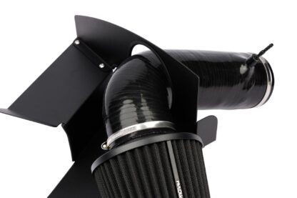 This Performance intake kit with black silicone intake pipe is designed to fit MK3 Volkswagen Caddy 1.6/1.9/2.0 TDI Features  80mm Intake Diameter (70mm included adapter) Improves performance and throttle response Enhanced induction and turbo sound Full fitting kit and instructions Easy to clean using our filter maintance kit - CK-003  What Does It Do? This performance intake kit allows improved air flow and sound over the standard restrictive factory equipment. What Will I Get? Ramair Filters utilise the top-quality components in all their kits see below for what this kit will include:  Black powder coated heat shield Proram pleated filter Black silicone inlet pipe Full fitting kit with easy step by step instructions  If you have any queries on this product fitment then please contact us via 01793 296 342 or on our live chat and one of our brand associates will be more than happy to assist.