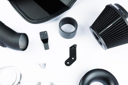 This performance intake kit is designed to fit the BMW F40 series with the B38 1.5L turbo petrol engine.  *FWD only* Features  76mm intake diameter Improves performance and throttle response Enhanced induction and turbo sound Full fitting kit and instructions Easy to clean using our filter maintance kit - CK-003  What Does It Do? This performance intake kit allows improved air flow and sound over the standard restrictive factory equipment. What Will I Get? Ramair Filters utilise the top-quality components in all their kits