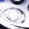 This is a performance induction kit for the 3.2L VW Golf MK5 R32