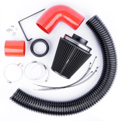 This is a performance induction kit for the 3.2L VW Golf MK5 R32