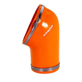 <p>The Ramair Silicone Intake Pipe (part no. RIP-001) has been designed to replace the standard OEM plastic induction hose on the BMW E46 M3. The hose is constructed to provide a constant radius reducing restriction in the initial stage of the intake tract and is a direct replacement for the factory pipework. The hose is supplied with a pair of high quality Stainless Steel W2 hose clamps replacing the difficult to use OEM spring clamps. The hose is made from high-quality silicone with 5-ply polyester mesh reinforcement for added structural rigidity to prevent collapse under high load. It can be used in conjunction with the standard factory air box or any aftermarket induction kit that mounts to the standard air box position.</p> <p>Internal diameter: 95mm</p>