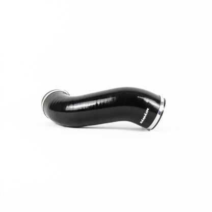 This Ramair Silicone Intake Pipe has been designed to replace the standard OEM plastic induction hose on the 245bhp 2.0 TSI EA888 Gen 4 engine in the VW Golf mk8 GTI other MQB Evo platform vehicles. The hose is constructed to provide a constant radius reducing restriction in the initial stage of the intake tract and is a direct replacement for the factory pipework. The hose is supplied with a pair of high quality Stainless Steel W2 hose clamps replacing the difficult to use OEM spring clamps. The hose is made from high-quality mutli-ply silicone with fabric mesh reinforcement. It can be used in conjunction with the standard factory air box or any aftermarket induction kit that mounts to the standard air box position. The internal measurements are 80mm diameter at the airbox end and 70mm diameter at the turbo adapter.