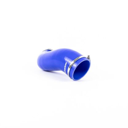 This Ramair Silicone Intake Pipe has been designed to replace the standard OEM plastic induction hose on the 245bhp 2.0 TSI EA888 Gen 4 engine in the VW Golf mk8 GTI other MQB Evo platform vehicles. The hose is constructed to provide a constant radius reducing restriction in the initial stage of the intake tract and is a direct replacement for the factory pipework. The hose is supplied with a pair of high quality Stainless Steel W2 hose clamps replacing the difficult to use OEM spring clamps. The hose is made from high-quality mutli-ply silicone with fabric mesh reinforcement. It can be used in conjunction with the standard factory air box or any aftermarket induction kit that mounts to the standard air box position. The internal measurements are 80mm diameter at the airbox end and 70mm diameter at the turbo adapter.