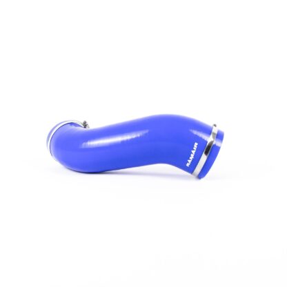 This Ramair Silicone Intake Pipe has been designed to replace the standard OEM plastic induction hose on the 245bhp 2.0 TSI EA888 Gen 4 engine in the VW Golf mk8 GTI other MQB Evo platform vehicles. The hose is constructed to provide a constant radius reducing restriction in the initial stage of the intake tract and is a direct replacement for the factory pipework. The hose is supplied with a pair of high quality Stainless Steel W2 hose clamps replacing the difficult to use OEM spring clamps. The hose is made from high-quality mutli-ply silicone with fabric mesh reinforcement. It can be used in conjunction with the standard factory air box or any aftermarket induction kit that mounts to the standard air box position. The internal measurements are 80mm diameter at the airbox end and 70mm diameter at the turbo adapter.