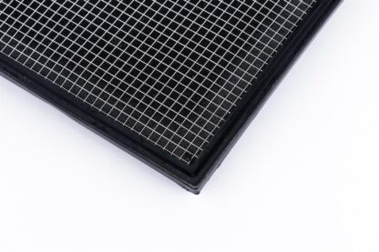 fully reticulated foam Fits in the OEM Airbox and replaces inefficient paper filter Easy to clean using our filter maintenance kit - CK-003 Stainless steel cage support structure Guaranteed surface area using high quality custom blended polymer  What Does It Do? The Ramair Panel Filter range is made from twin core Ramair Aeriform foam and our stainless steel cage which is used in many of our tier 1 Motorsport applications for maximum strength. A rubber polymer surround gives a fantastic clean and smooth finish with longevity in mind. These filters are direct replacements for the OEM air filter in your car