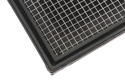 fully reticulated foam Fits in the OEM Airbox and replaces inefficient paper filter Easy to clean using our filter maintenance kit - CK-003 Stainless steel cage support structure Guaranteed surface area using high quality custom blended polymer  What Does It Do? The Ramair Panel Filter range is made from twin core Ramair Aeriform foam and our stainless steel cage which is used in many of our tier 1 Motorsport applications for maximum strength. A rubber polymer surround gives a fantastic clean and smooth finish with longevity in mind. These filters are direct replacements for the OEM air filter in your car