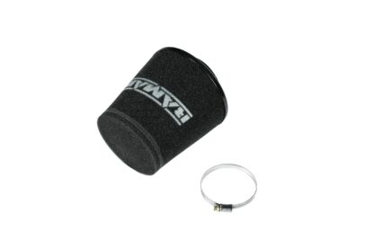 making this filter easy to fit and maintain. Ramair twin core foam is unique and like no other in the market. Our foam is designed to give maximum dust filtration along with optimum performance.  Filter Length: 160mm (6.3inch) Filter Width: 140mm (5.5inch) Filter Shape: Circle Filter Material: Dual Layer Foam Filter Neck ID: 70mm  If you have any queries on product fitment then please contact us via 01793 296 344 or on our live chat and one of our brand associates will be more than happy to assist.
