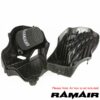 making this filter easy to fit and maintain. Ramair twin core foam is unique and like no other in the market. Our foam is designed to give maximum dust filtration along with optimum performance.  Filter Length: 160mm (6.3inch) Filter Width: 140mm (5.5inch) Filter Shape: Circle Filter Material: Dual Layer Foam Filter Neck ID: 70mm  If you have any queries on product fitment then please contact us via 01793 296 344 or on our live chat and one of our brand associates will be more than happy to assist.