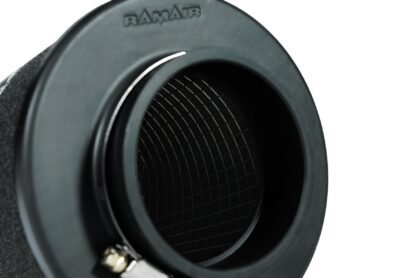 making this filter easy to fit and maintain. Ramair twin core foam is unique and like no other in the market. Our foam is designed to give maximum dust filtration along with optimum performance.  Filter Length: 160mm (6.3inch) Filter Width: 140mm (5.5inch) Filter Shape: Circle Filter Material: Dual Layer Foam Filter Neck ID: 80mm (3.1inch)  If you have any queries on product fitment then please contact us via 01793 296 344 or on our live chat and one of our brand associates will be more than happy to assist.