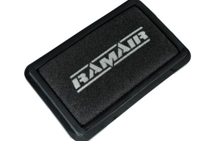 fully reticulated foam Fits in the OEM Airbox and replaces inefficient paper filter Easy to clean using our filter maintenance kit - CK-003 Stainless steel cage support structure Guaranteed surface area using high quality custom blended polymer  What Does It Do? The Ramair Panel Filter range is made from twin core Ramair Aeriform foam and our stainless steel cage which is used in many of our tier 1 Motorsport applications for maximum strength. A rubber polymer surround gives a fantastic clean and smooth finish with longevity in mind. These filters are direct replacements for the OEM air filter in your car