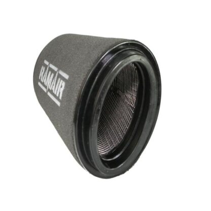 making this filter easy to fit and maintain. Ramair twin core foam is unique and like no other in the market. Our foam is designed to give maximum dust filtration along with optimum performance.  Filter Length: 370mm (14.5inch) Filter Width: 147mm (5.8inch) Filter Shape: Oval Filter Material: Dual Layer Foam  If you have any queries on product fitment then please contact us via 01793 296 344 or on our live chat and one of our brand associates will be more than happy to assist.