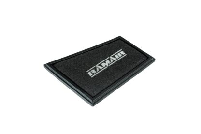 fully reticulated foam Fits in the OEM Airbox and replaces inefficient paper filter Easy to clean using our filter maintenance kit - CK-003 Stainless steel cage support structure Guaranteed surface area using high quality custom blended polymer  What Does It Do? The Ramair Panel Filter range is made from twin core Ramair Aeriform foam and our stainless steel cage which is used in many of our tier 1 Motorsport applications for maximum strength. A rubber polymer surround gives a fantastic clean and smooth finish with longevity in mind. These filters are direct replacements for the OEM air filter in your car