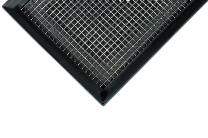 fully reticulated foam Fits in the OEM Airbox and replaces inefficient paper filter Easy to clean using our filter maintenance kit - CK-003 Stainless steel cage support structure Guaranteed surface area using high quality custom blended polymer  What Does It Do? The Ramair Panel Filter range is made from twin core Ramair Aeriform foam and our stainless steel cage which is used in many of our tier 1 Motorsport applications for maximum strength. A rubber polymer surround gives a fantastic clean and smooth finish with longevity in mind. These filters are direct replacements for the OEM air filter in your car