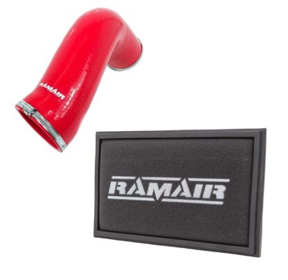 making this filter easy to fit and maintain. Ramair twin core foam is unique and like no other in the market. Our foam is designed to give maximum dust filtration along with optimum performance. Filter Length: 290mm Filter Width: 177mm Filter Shape: Rectangle Filter Material: 15mm Dual Layer Foam  The Ramair Silicone Intake Pipe has been designed to replace the standard OEM plastic induction hose on the 2.0 TSI EA888 engine in the VW Golf mk7 GTI