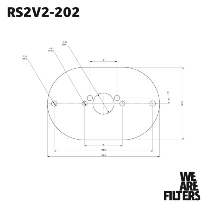 supported by a stainless steel cage and provides maximum surface area to optimise the airflow for induction ramming. The range of baseplates are cut for a variety of well known carburettor types and have quick-release fasteners to attach the element. RS-Series filter elements are manufactured at four standard heights to take account of variations in the space available for fitting. Features  High performance twin layer foam Black powder coated base plate Easy to use push clips to attach and detach filter  Easy to clean using our filter maintance kit - CK-003 Guaranteed against manufacturing defects for life (single user