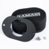 supported by a stainless steel cage and provides maximum surface area to optimise the airflow for induction ramming. The range of baseplates are cut for a variety of well known carburettor types and have quick-release fasteners to attach the element. RS-Series filter elements are manufactured at four standard heights to take account of variations in the space available for fitting. Features  High performance twin layer foam Black powder coated base plate Easy to use push clips to attach and detach filter  Easy to clean using our filter maintance kit - CK-003 Guaranteed against manufacturing defects for life (single user