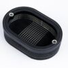 supported by a stainless steel cage and provides maximum surface area to optimise the airflow for induction ramming. The range of baseplates are cut for a variety of well known carburettor types and have quick-release fasteners to attach the element. RS-Series filter elements are manufactured at four standard heights to take account of variations in the space available for fitting. Features  High performance twin layer foam Black powder coated base plate Easy to use push clips to attach and detach filter  Easy to clean using our filter maintance kit - CK-003 Guaranteed against manufacturing defects for life (single user