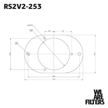 is used widely in both competition and street applications. The element is of sturdy construction