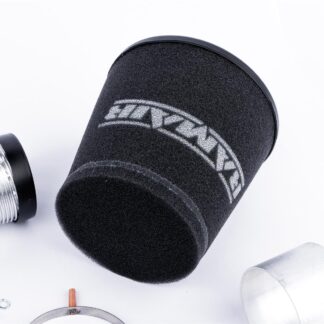 almost unrestricted air flow while maintaining filtration levels critical to ensure the longevity of your engine.</em></p> <p><strong><em>What Will I Get?</em></strong></p> <p><em>Ramair Filters utilise the top-quality components in all their kits see below for what this kit will include:</em></p> <ul> <li><em>Twin layer foam filter</em></li> <li><em>Cold air feed intake pipe work </em></li> <li><em>F</em><em>ull fitting kit with all nuts