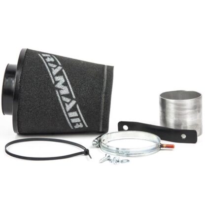Ramair SR induction kits are designed to eliminate the major sources of air flow restriction that your vehicle experiences from the factory intake system. Ramair guarantees that by replacing your restrictive OEM intake system with an aftermarket Ramair component you will see an increase in power and throttle response. The CC filters supplied with our SR kits are made from our twin core Ramair Aeriform foam and T304 stainless steel cage which is used in many of our tier 1 Motorsport applications for maximum strength. The filters are designed to achieve high