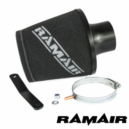 Ramair SR induction kits are designed to eliminate the major sources of air flow restriction that your vehicle experiences from the factory intake system. Ramair guarantees that by replacing your restrictive OEM intake system with an aftermarket Ramair component you will see an increase in power and throttle response. The CC filters supplied with our SR kits are made from our twin core Ramair Aeriform foam and T304 stainless steel cage which is used in many of our tier 1 Motorsport applications for maximum strength. The filters are designed to achieve high