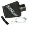 almost unrestricted air flow while maintaining filtration levels critical to ensure the longevity of your engine. Induction Kit Features: High Performance ‘MAF Safe’ Twin layer dry foam Comes complete with all clips/brackets/bolts etc required to fit Easy to clean using our filter maintenance kit - CK-003 T304 Stainless steel cage support structure Guaranteed surface area using high quality custom blended polymer 100% Hand made in the UK – Guaranteed against manufacturing defects for life Replaces the restrictive OEM air box