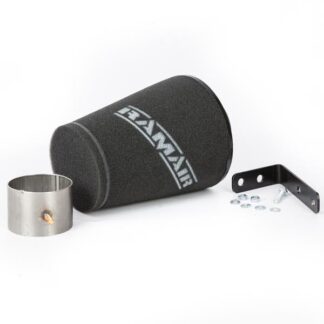 <p>Ramair SR induction kits&nbsp;are designed to eliminate the major sources of air flow restriction that your vehicle experiences from the factory intake system. Ramair guarantees that by replacing your restrictive OEM intake system with an aftermarket Ramair component&nbsp;you will see an increase in power and throttle response.</p> <p>The&nbsp;CC filters&nbsp;supplied with&nbsp;our SR&nbsp;kits are&nbsp;made from our twin core Ramair Aeriform foam and T304 stainless steel cage which is used in many of our tier 1 Motorsport applications for maximum strength.&nbsp;The filters&nbsp;are designed to achieve high