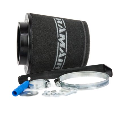 Performance induction kit for the Ford Focus ST170 2.0 16V engines. This intake kit replaces the OEM restrictive air box. Features  Easy to clean using our filter maintenance kit - CK-003 T304 Stainless steel cage support structure 100% Hand made in the UK &ndash; Guaranteed against manufacturing defects for life  What Does It Do? Ramair SR induction kits are designed to eliminate the major sources of air flow restriction that your vehicle experiences from the factory intake system. Ramair guarantees that by replacing your restrictive OEM intake system with an aftermarket Ramair component you will see an increase in power and throttle response. The filters&nbsp;are designed to achieve high