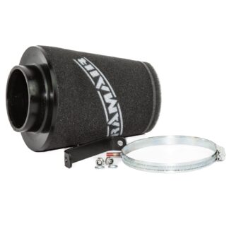 almost unrestricted air flow while maintaining filtration levels critical to ensure the longevity of your engine.</em></p> <p><strong><em>What Will I Get?</em></strong></p> <p><em>Ramair Filters utilise the top-quality components in all their kits see below for what this kit will include:</em></p> <ul> <li><em>Twin layer performance foam air filter</em></li> <li><em>Full fitting kit complete with clips