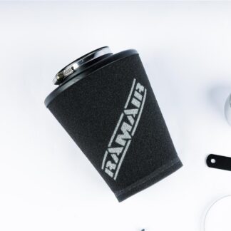 <p><i>A performance induction kit for the Fiat Punto / Linea and Alfa Romeo MiTo 1.4T. This replaces the OEM restrictive air box.</i></p> <p><strong><em>Features</em></strong></p> <ul> <li><em>100% hand made in the UK &ndash; Guaranteed against manufacturing defects for life</em></li> <li> <p><em>Easy to clean using our filter maintenance kit - CK-003</em></p> </li> <li> <p><em>T304 stainless steel cage support structure</em></p> </li> <li><em>High performance &lsquo;MAF Safe&rsquo; twin layer dry foam</em></li> </ul> <p><strong><em>What Does It Do?</em></strong></p> <p><em>Ramair SR induction kits are designed to eliminate the major sources of air flow restriction that your vehicle experiences from the factory intake system. Ramair guarantees that by replacing your restrictive OEM intake system with an aftermarket Ramair component you will see an increase in power and throttle response. The filters are designed to achieve high