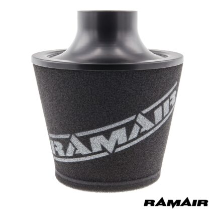 almost unrestricted air flow while maintaining filtration levels critical to ensure the longevity of your engine. What Will I Get? Ramair Filters utilise the top-quality components in all their kits see below for what this kit will include:  Twin layer foam filter Blue silicone elbow and coupler CAD Developed